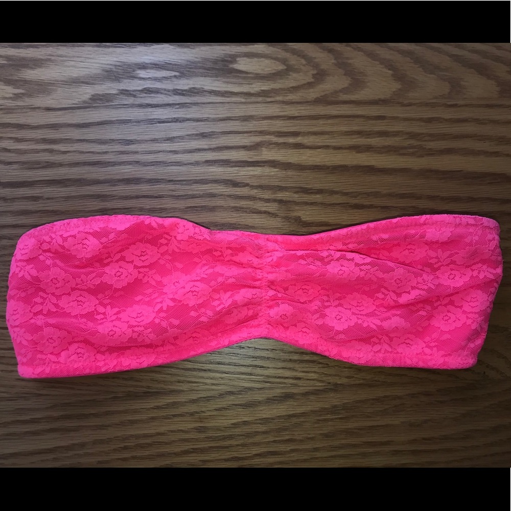 Pink Lace Bandeau